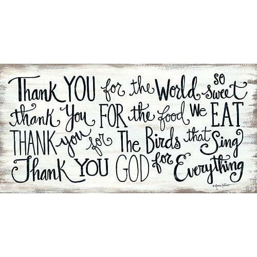 Thank You Lord By Annie La Point Art Print - 9 X 18-Penny Lane Publishing-The Village Merchant