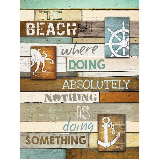 Penny Lane Publishing The Beach By Marla Rae Art Print - 18 X 24