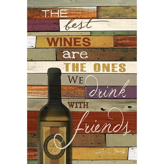 Penny Lane Publishing The Best Wines By Marla Rae Art Print - 12 X 18