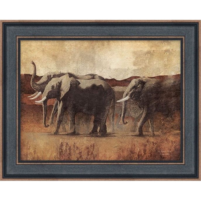 Penny Lane Publishing The Elephant March By Dee Dee Reynolds Art Print - 12 X 16