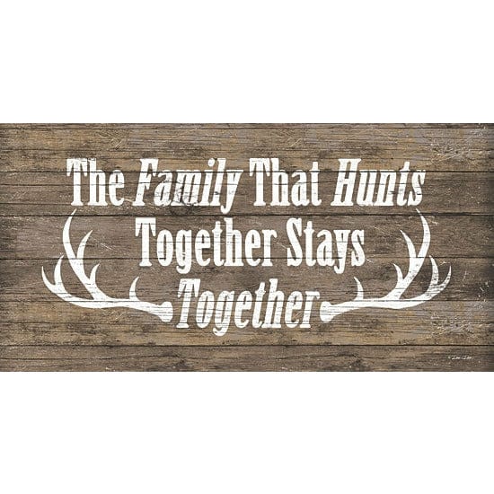 Penny Lane Publishing The Family That Hunts By Dee Dee Reynolds Art Print - 9 X 18