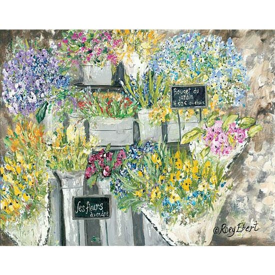 The French Flower Market By Roey Ebert Art Print - 12 X 16-Penny Lane Publishing-The Village Merchant