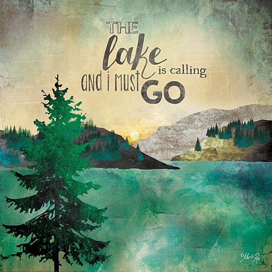 Penny Lane Publishing The Lake Is Calling By Marla Rae Art Print - 12 X 12