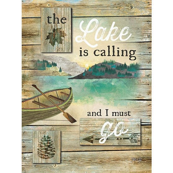 Penny Lane Publishing The Lake Is Calling By Marla Rae Art Print - 12 X 16