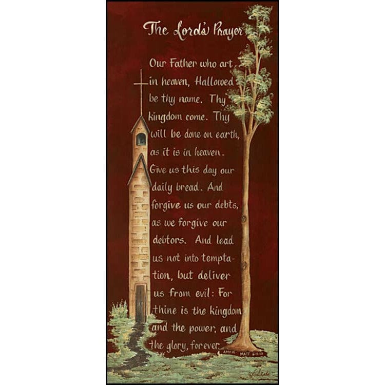 The Lord&#39;s Prayer By Gail Eads Art Print - 10 X 24-Penny Lane Publishing-The Village Merchant