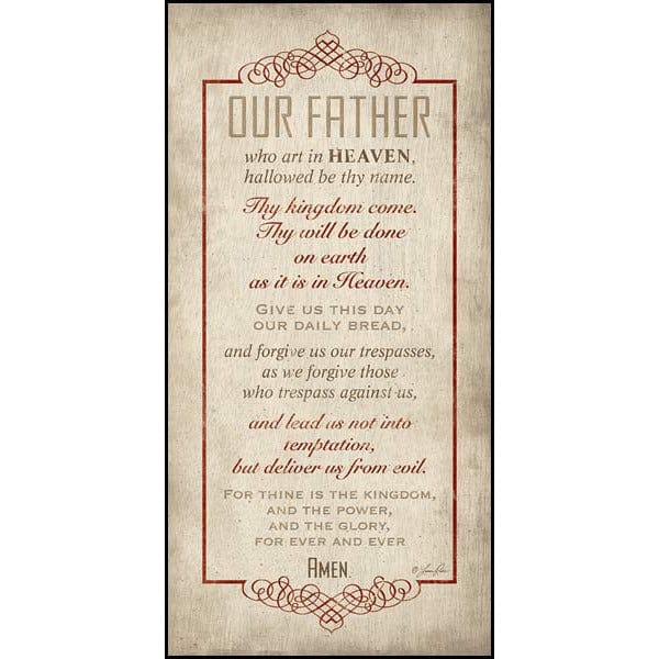 The Lord's Prayer By Lauren Rader Art Print - 8 X 16-Penny Lane Publishing-The Village Merchant