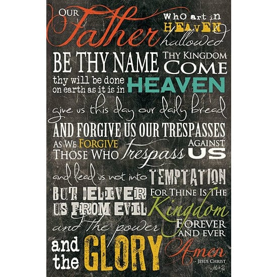 The Lord&#39;s Prayer By Marla Rae Art Print - 24 X 36-Penny Lane Publishing-The Village Merchant