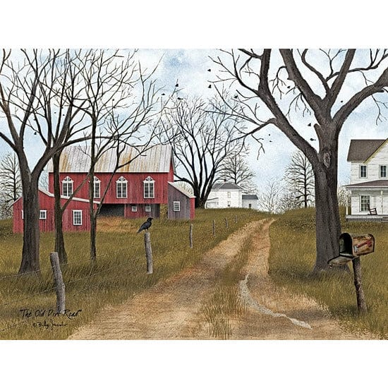 Penny Lane Publishing The Old Dirt Road By Billy Jacobs Art Print - 12 X 16