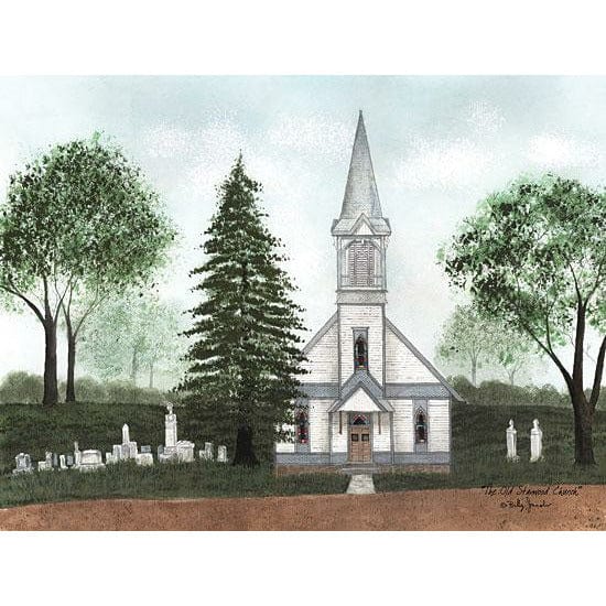 Penny Lane Publishing The Old Stanwood Church By Billy Jacobs Art Print - 12 X 16