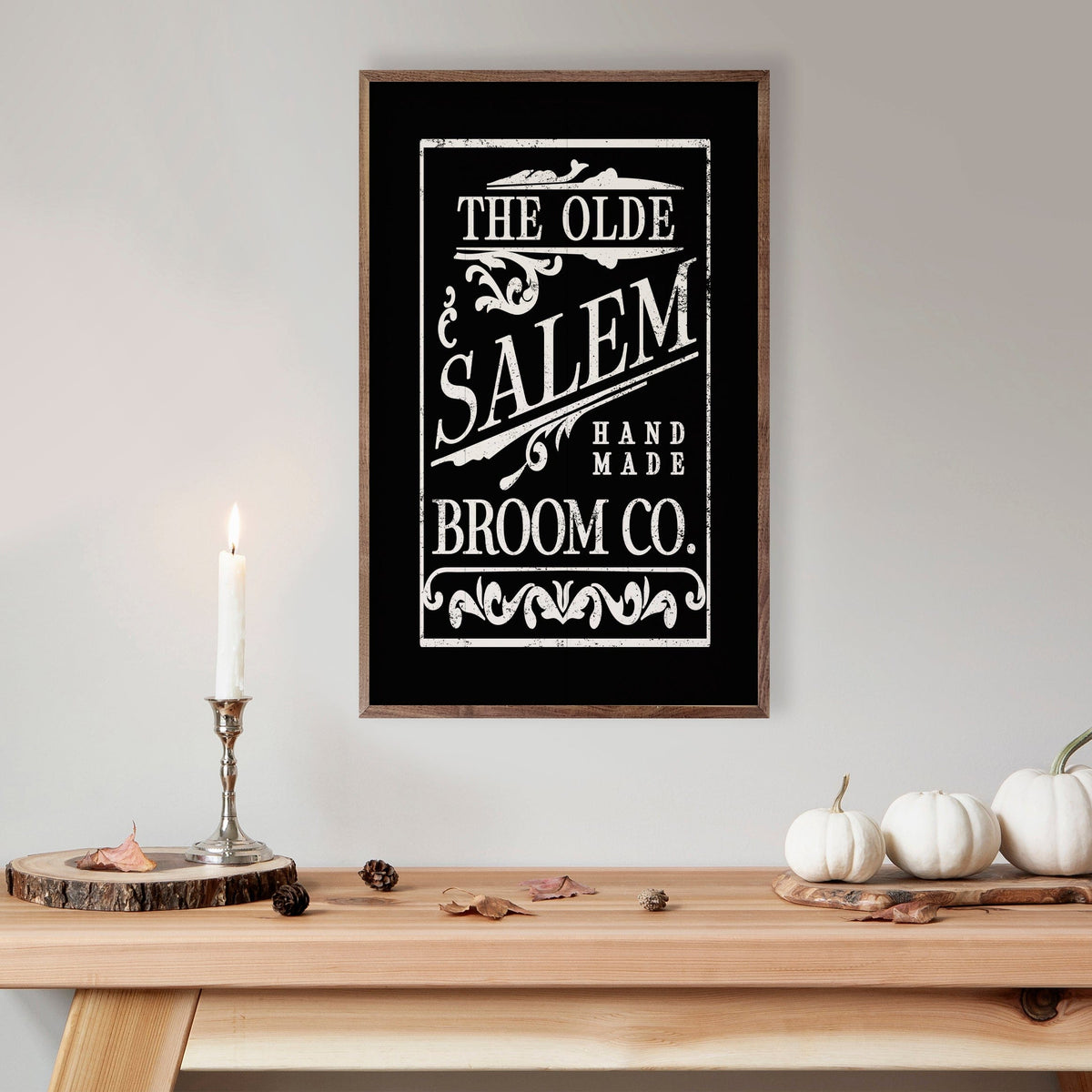 Kendrick Home Walnut Frames The Olde Salem Broom Co Black