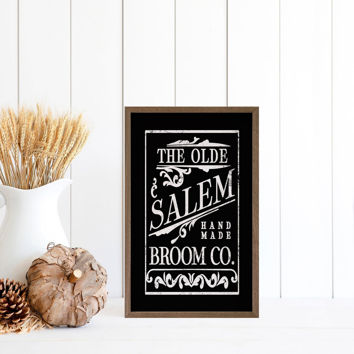 Kendrick Home Walnut Frames The Olde Salem Broom Co Black