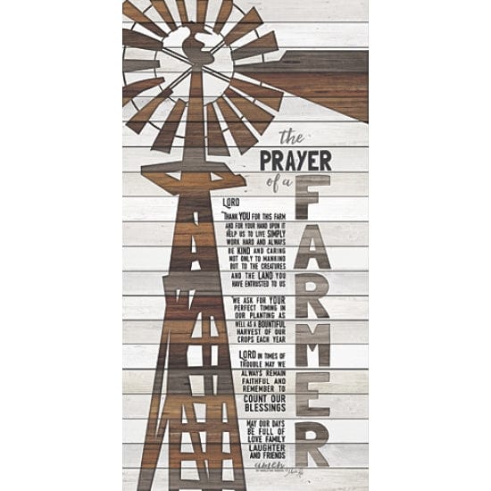 The Prayer Of A Farmer By Marla Rae Art Print - 12 X 24-Penny Lane Publishing-The Village Merchant