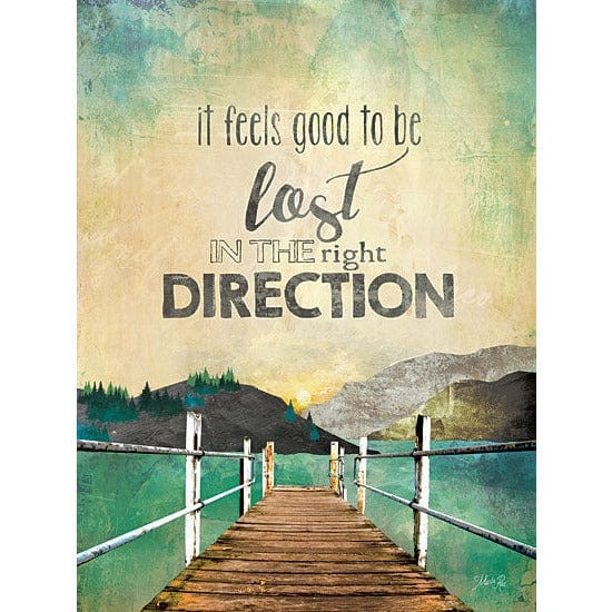 Penny Lane Publishing The Right Direction By Marla Rae Art Print - 12 X 16