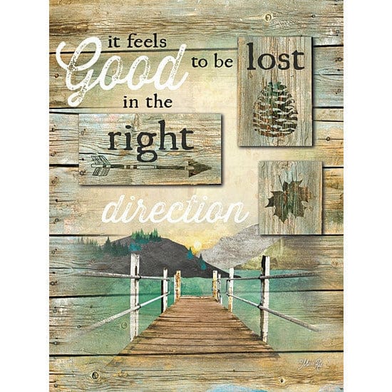 Penny Lane Publishing The Right Direction By Marla Rae Art Print - 12 X 16