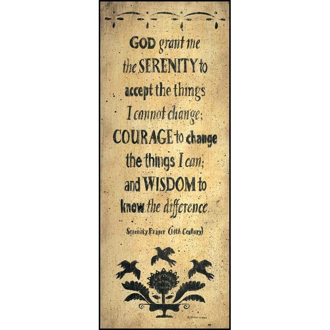 The Serenity Prayer By Donna Atkins Art Print - 8 X 20-Penny Lane Publishing-The Village Merchant