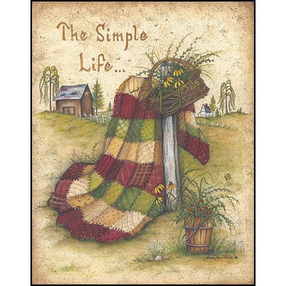 The Simple Life By Mary Ann June Art Print - 11 X 14-Penny Lane Publishing-The Village Merchant