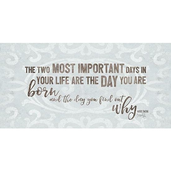 The Two Most Important Days By Marla Rae Art Print - 9 X 18-Penny Lane Publishing-The Village Merchant