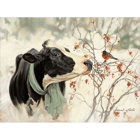 The Winter Robin By Bonnie Mohr Art Print - 12 X 16-Penny Lane Publishing-The Village Merchant