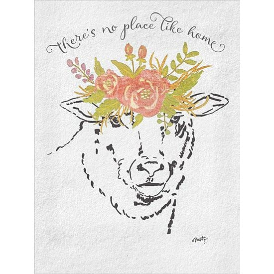 There&#39;s No Place Like Home Lamb By Misty Michelle Art Print - 12 X 16-Penny Lane Publishing-The Village Merchant