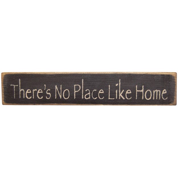 There&#39;S No Place Like Home Sign - Stenciled Wood-Craft Wholesalers-The Village Merchant