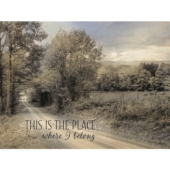 Penny Lane Publishing This Is Place Where I Belong By Lori Deiter Art Print - 12 X 16