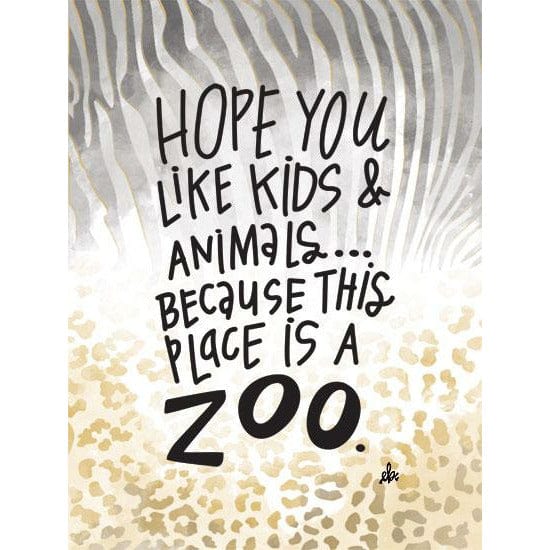 This Place Is A Zoo By Erin Barrett Art Print - 12 X 16-Penny Lane Publishing-The Village Merchant