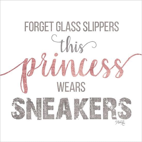 This Princess Wears Sneakers By Marla Rae Art Print - 12 X 12-Penny Lane Publishing-The Village Merchant