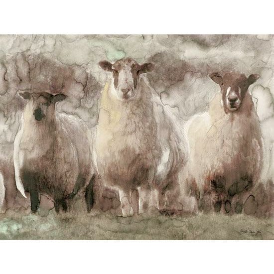 Three Sheep By Stellar Design Studio Art Print - 12 X 16-Penny Lane Publishing-The Village Merchant