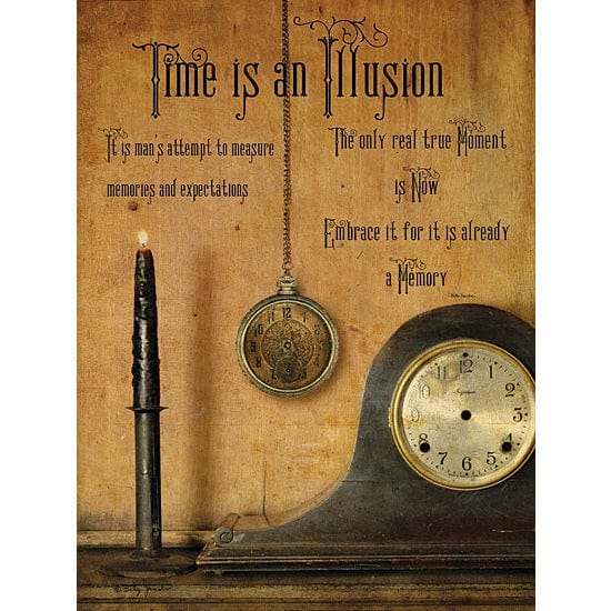 Penny Lane Publishing Time Is An Illusion By Billy Jacobs Art Print - 12 X 16