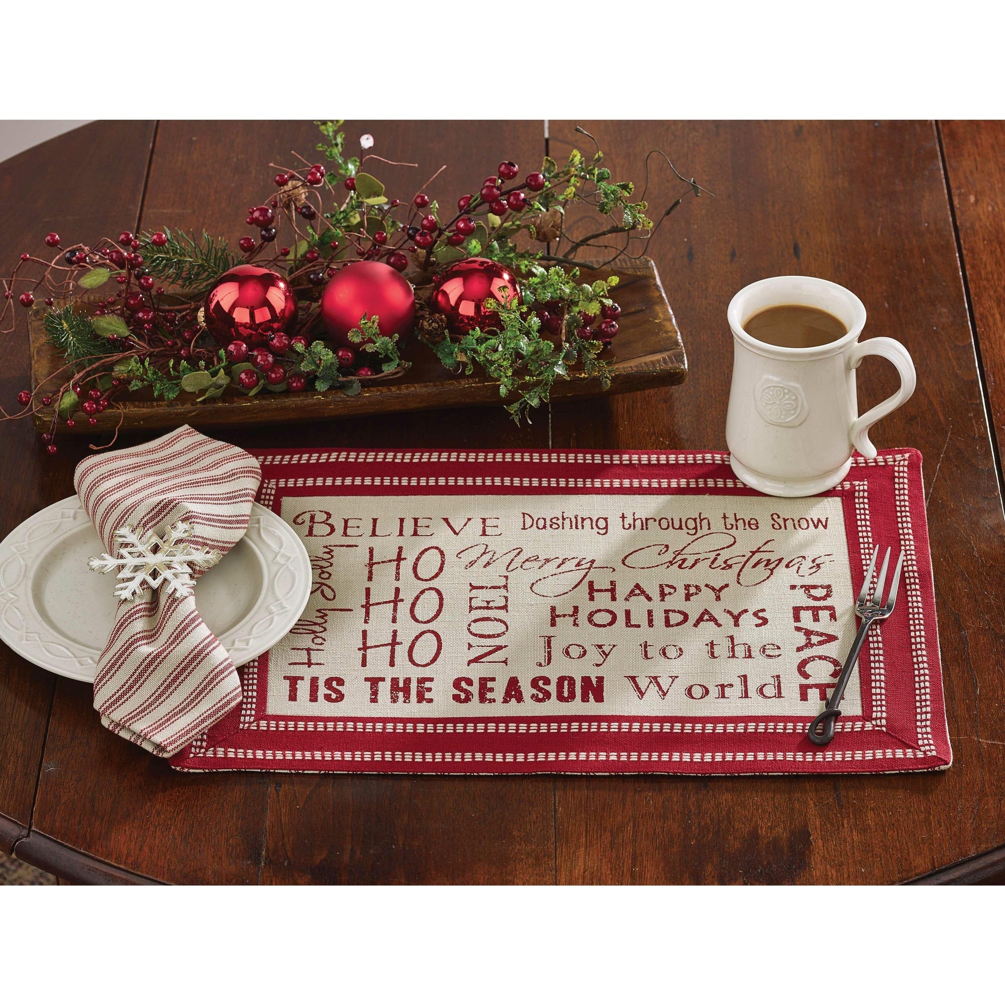 Tis The Season Placemat-Park Designs-The Village Merchant