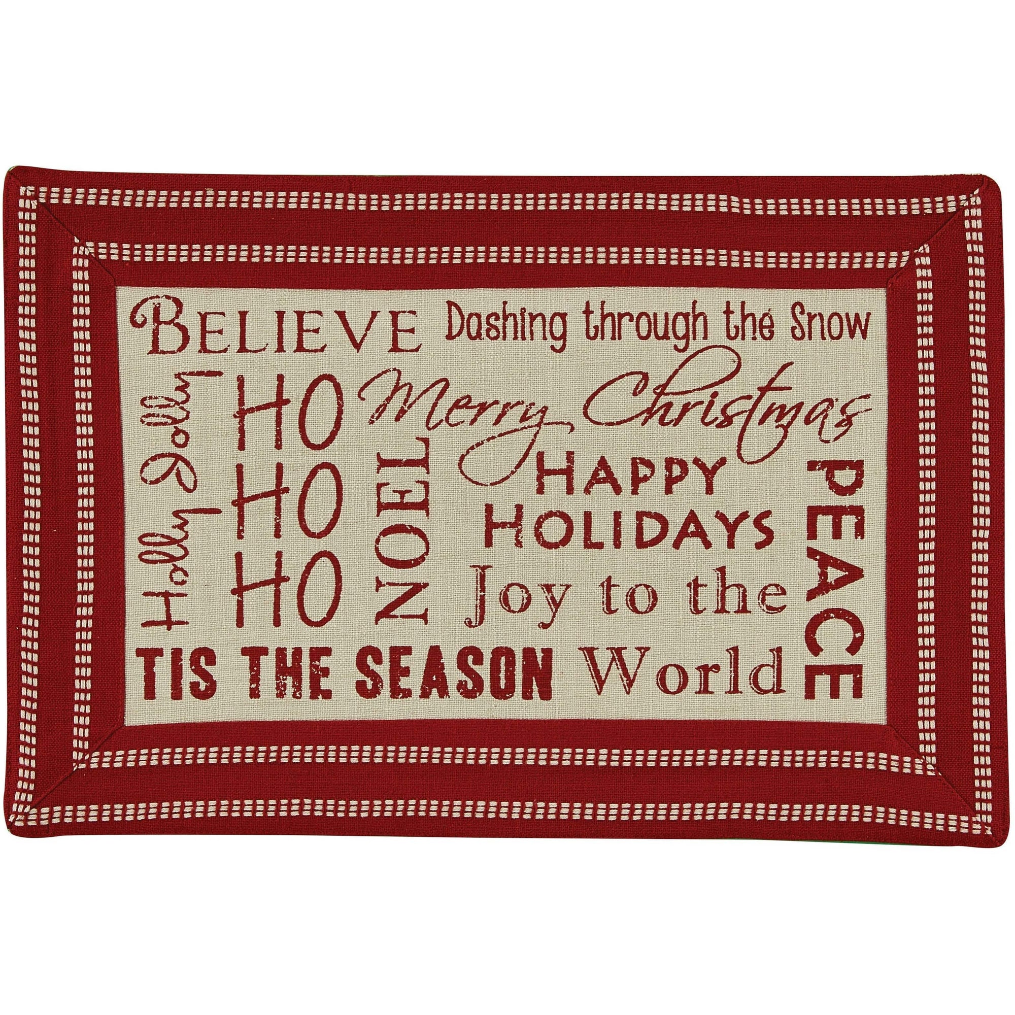 Tis The Season Placemat-Park Designs-The Village Merchant