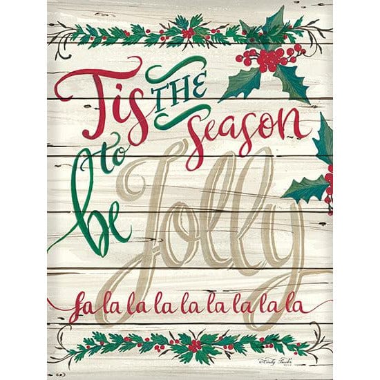 Tis The Season Shiplap By Cindy Jacobs Art Print - 12 X 16-Penny Lane Publishing-The Village Merchant