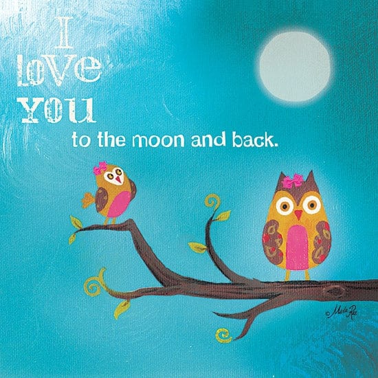 To The Moon II By Marla Rae Art Print - 12 X 12-Penny Lane Publishing-The Village Merchant