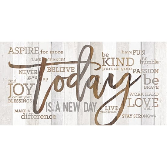 Today Is A New Day By Marla Rae Art Print - 12 X 24-Penny Lane Publishing-The Village Merchant