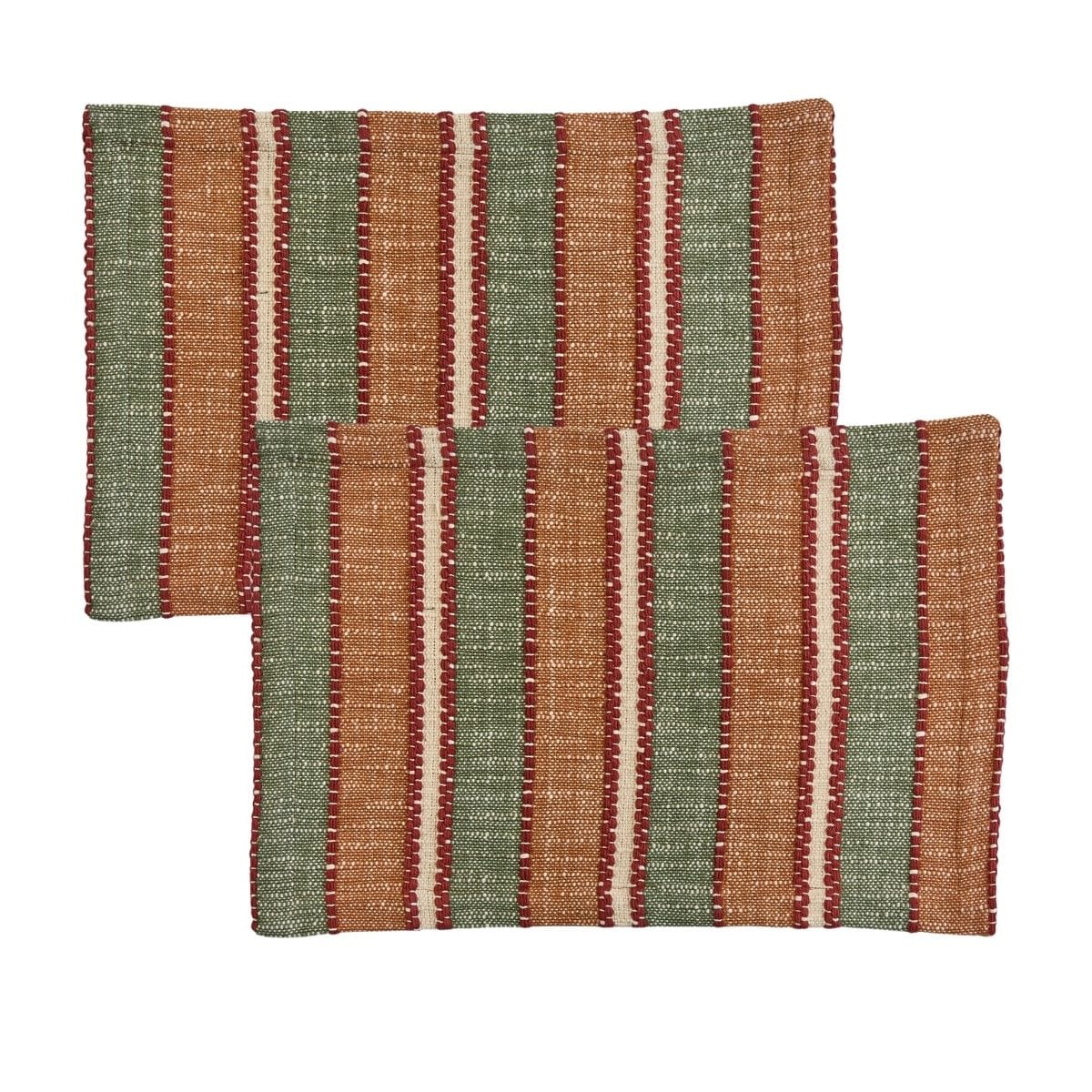 Toffee Braided Placemat Set of 2