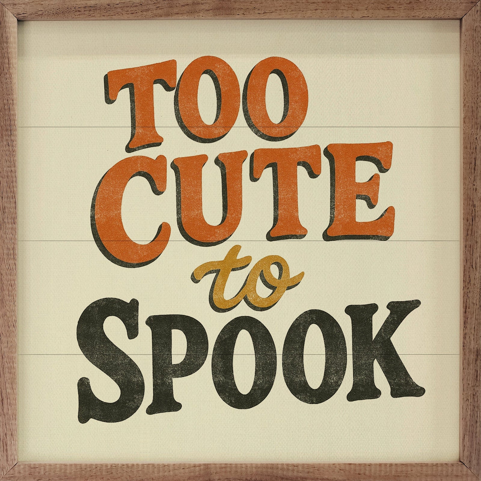 Kendrick Home Walnut Frames 4x4 Too Cute To Spook