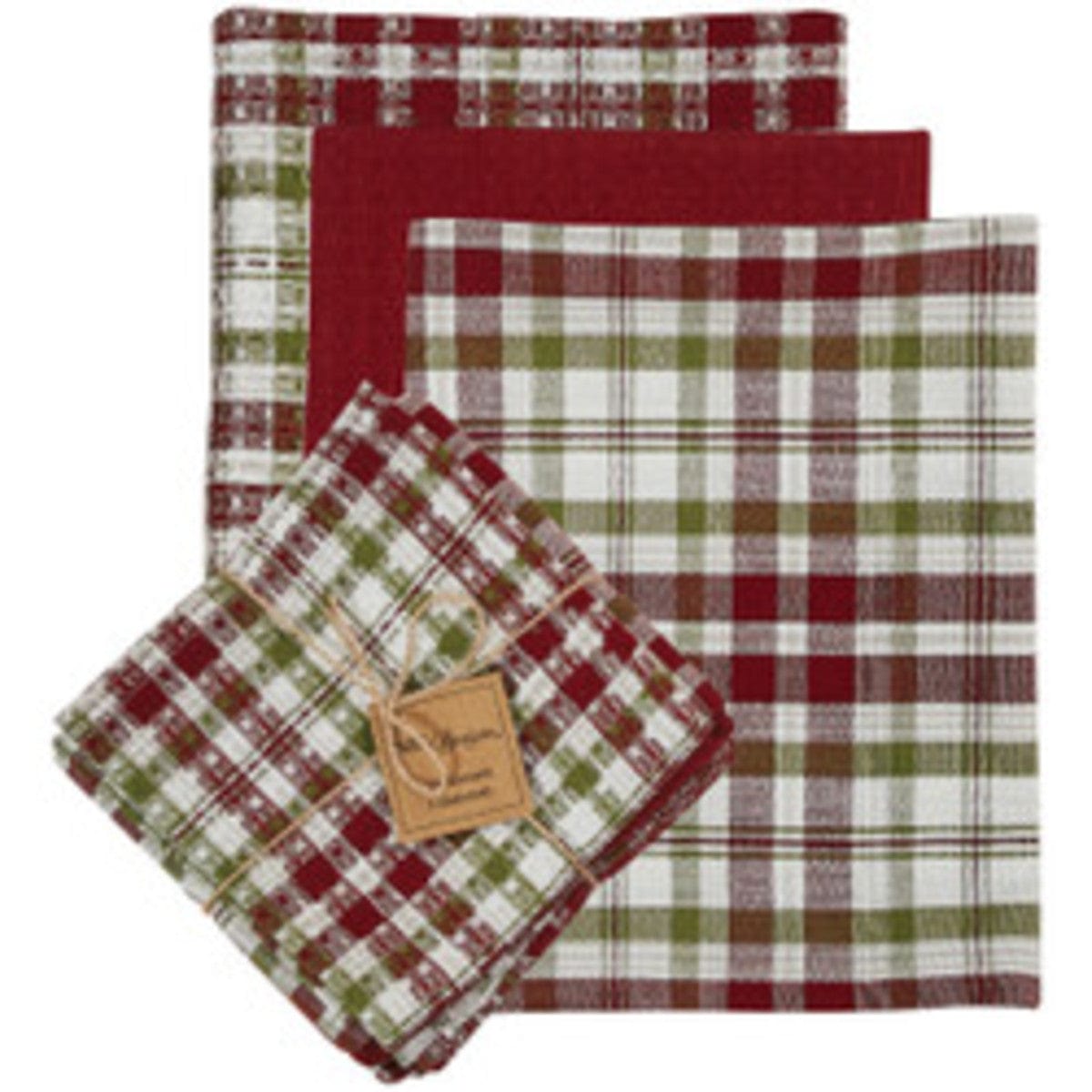 Town Square Dishtowel & Dishcloth Set 4 Pieces - 3 DT & 1 DC-Park Designs-The Village Merchant
