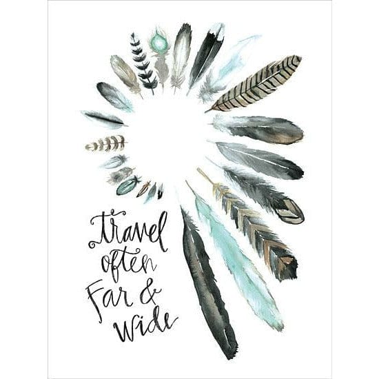 Travel Often Far And Wide By Masey St. Studios Art Print - 12 X 16-Penny Lane Publishing-The Village Merchant