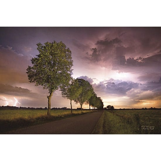 Trees And Lightning By Martin Podt Art Print - 12 X 18-Penny Lane Publishing-The Village Merchant