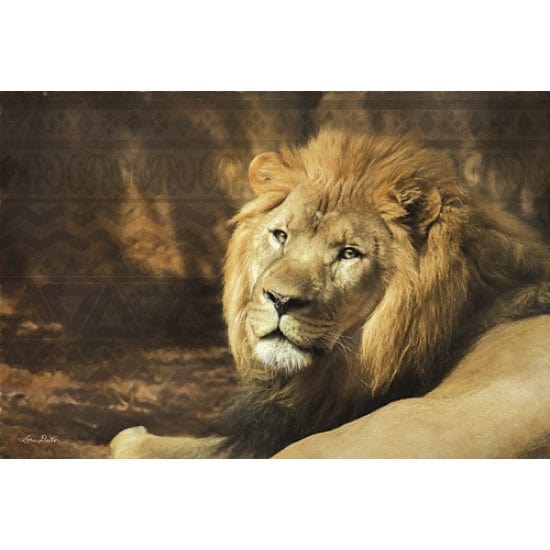 Penny Lane Publishing Tribal Lion By Lori Deiter Art Print - 12 X 18