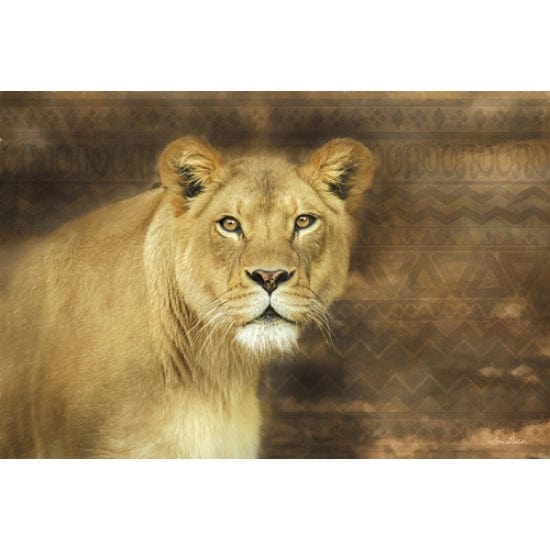 Tribal Lioness By Lori Deiter Art Print - 12 X 18-Penny Lane Publishing-The Village Merchant