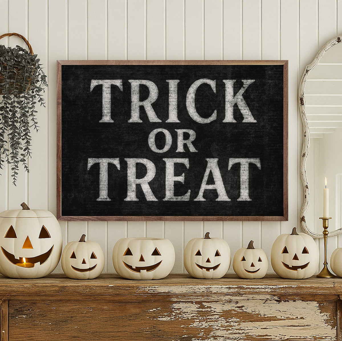Kendrick Home Walnut Frames Trick Or Treat