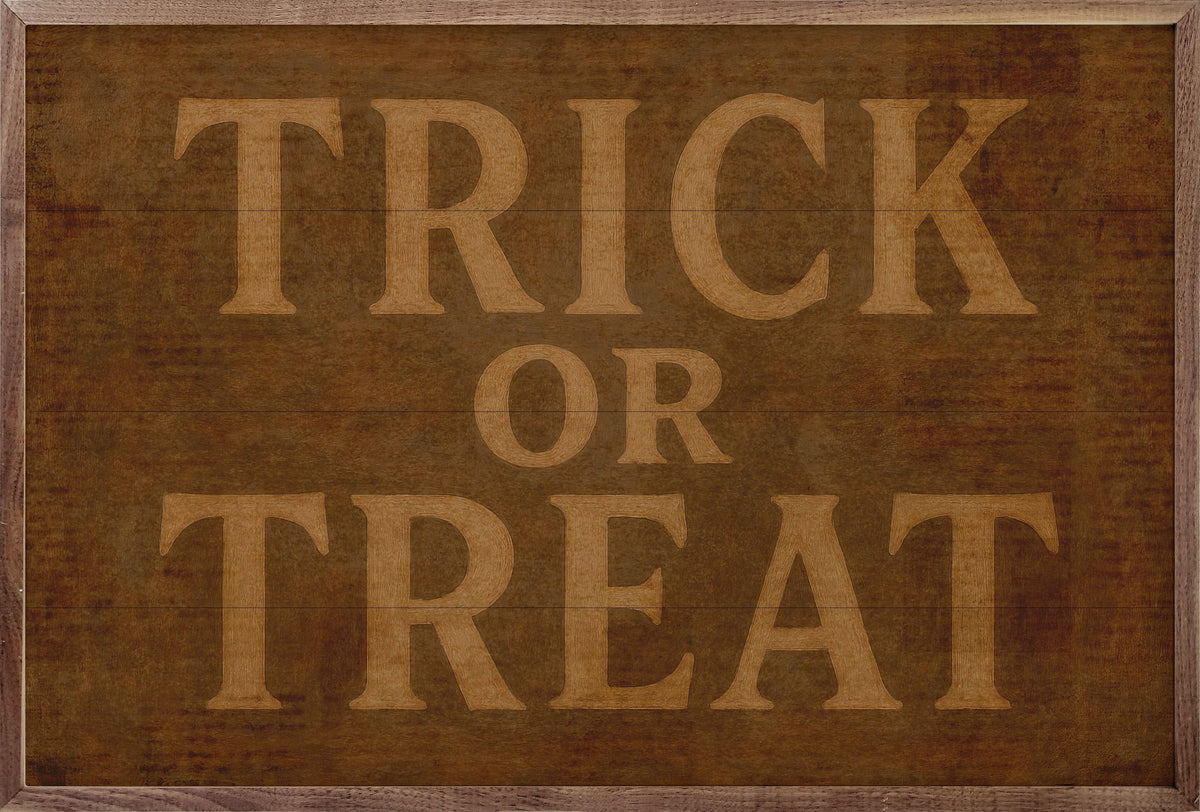 Kendrick Home Walnut Frames 8x5 / Orange Trick Or Treat