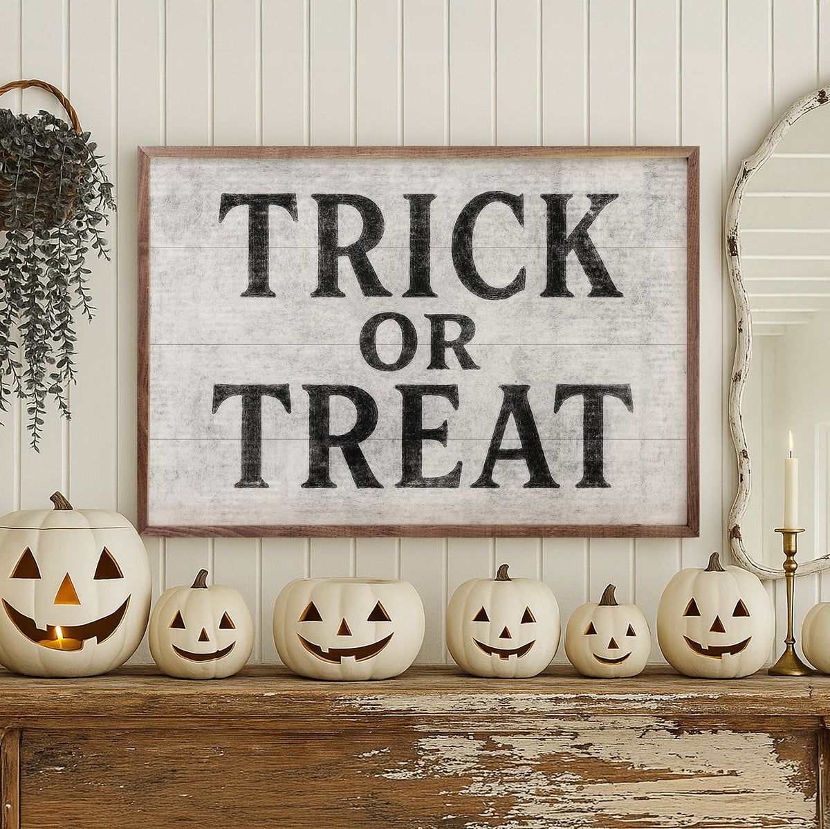 Kendrick Home Walnut Frames Trick Or Treat