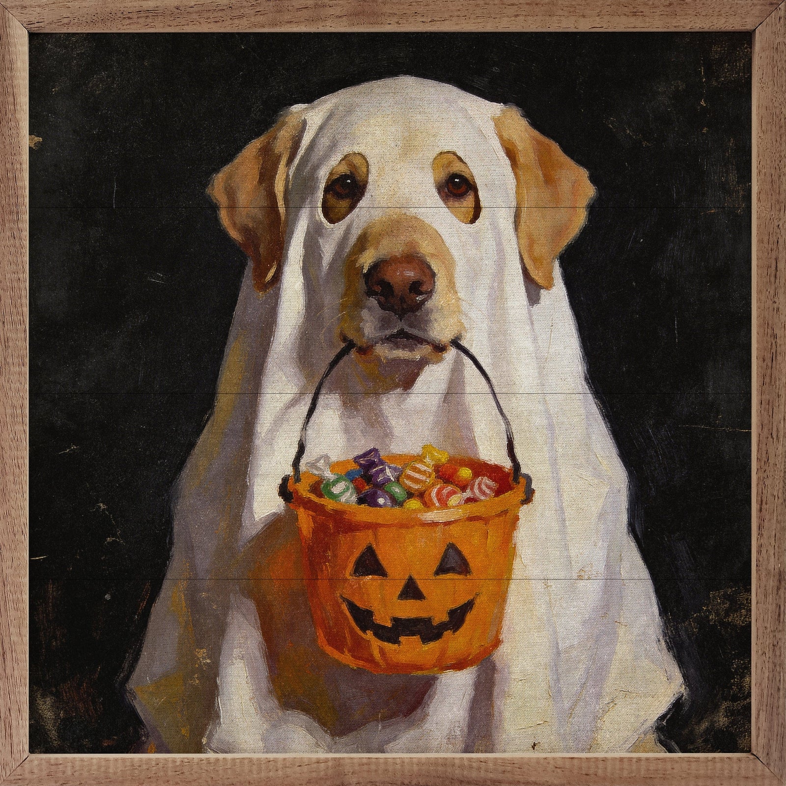 Kendrick Home Walnut Frames 4x4 Trick Or Treat Lab