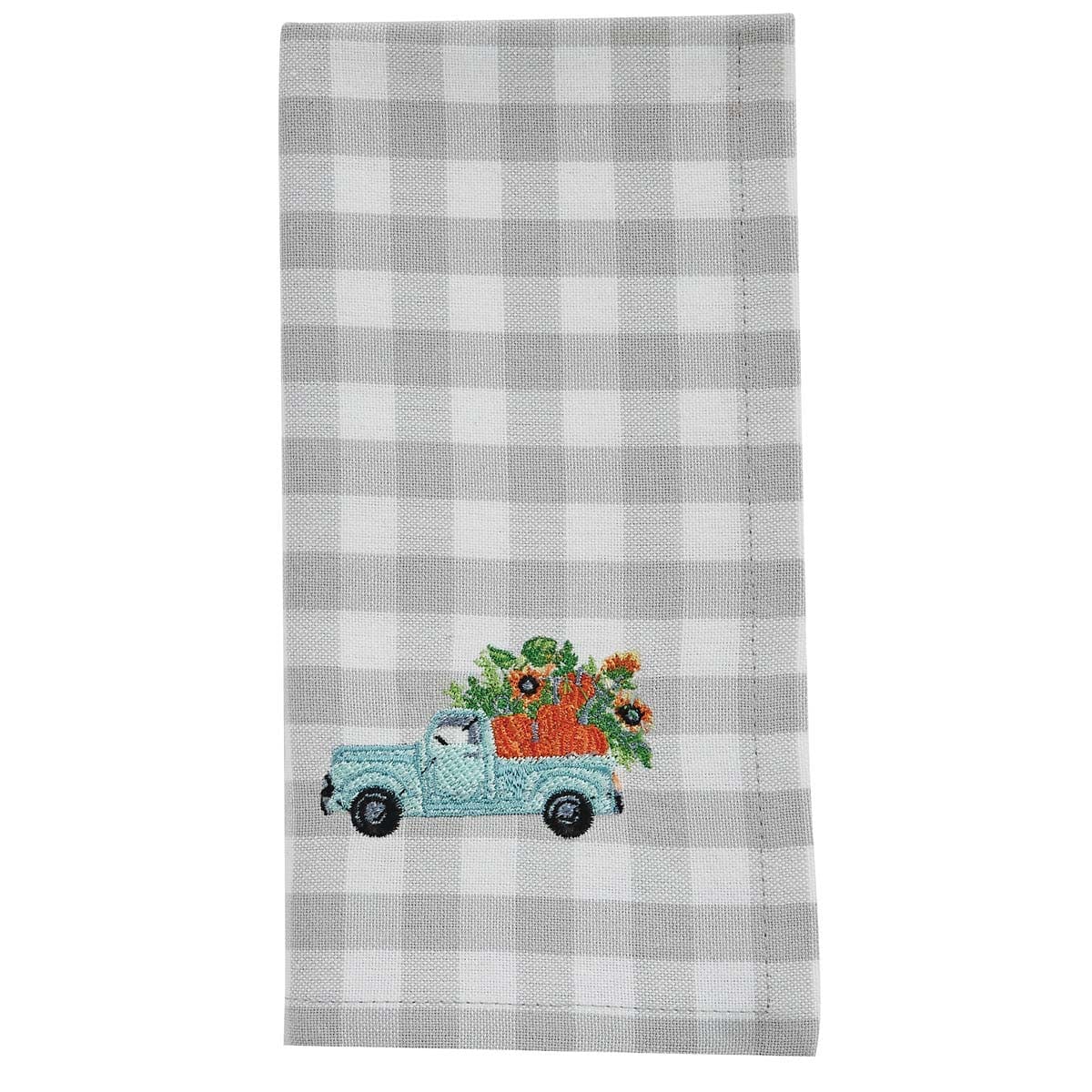 Truck Loads of Fun Embroidered Napkin-Park Designs-The Village Merchant