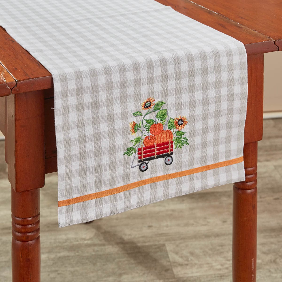 Truck Loads of Fun Embroidered Table Runner 42" Long-Park Designs-The Village Merchant