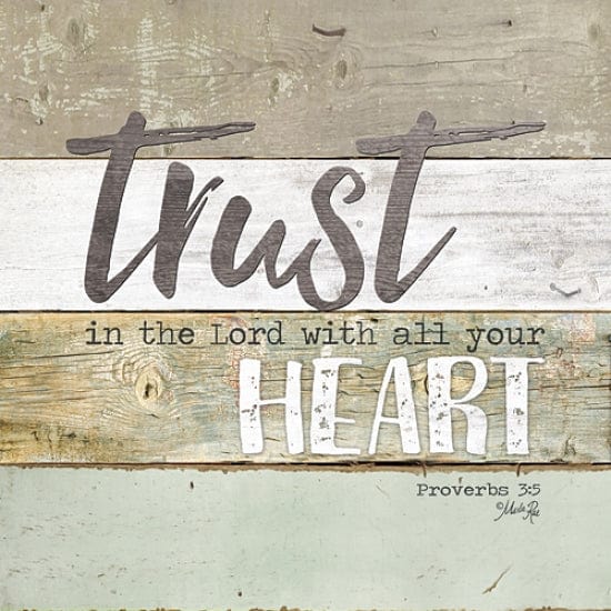 Trust In The Lord By Marla Rae Art Print - 12 X 12-Penny Lane Publishing-The Village Merchant