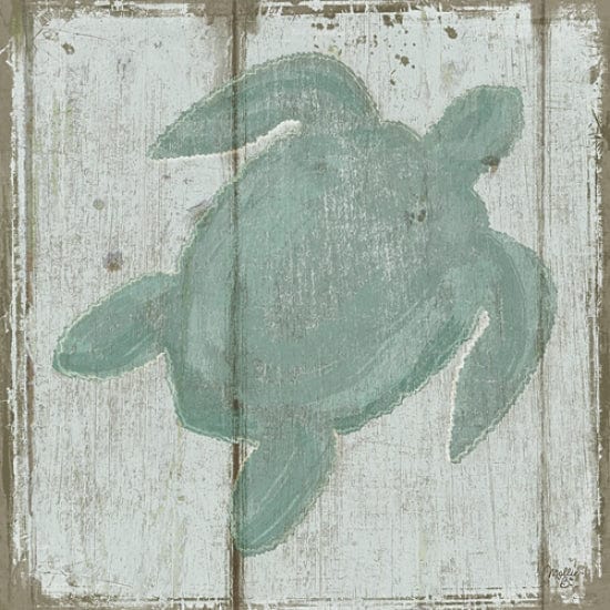 Turtle By Mollie B Right Art Print - 12 X 12-Penny Lane Publishing-The Village Merchant