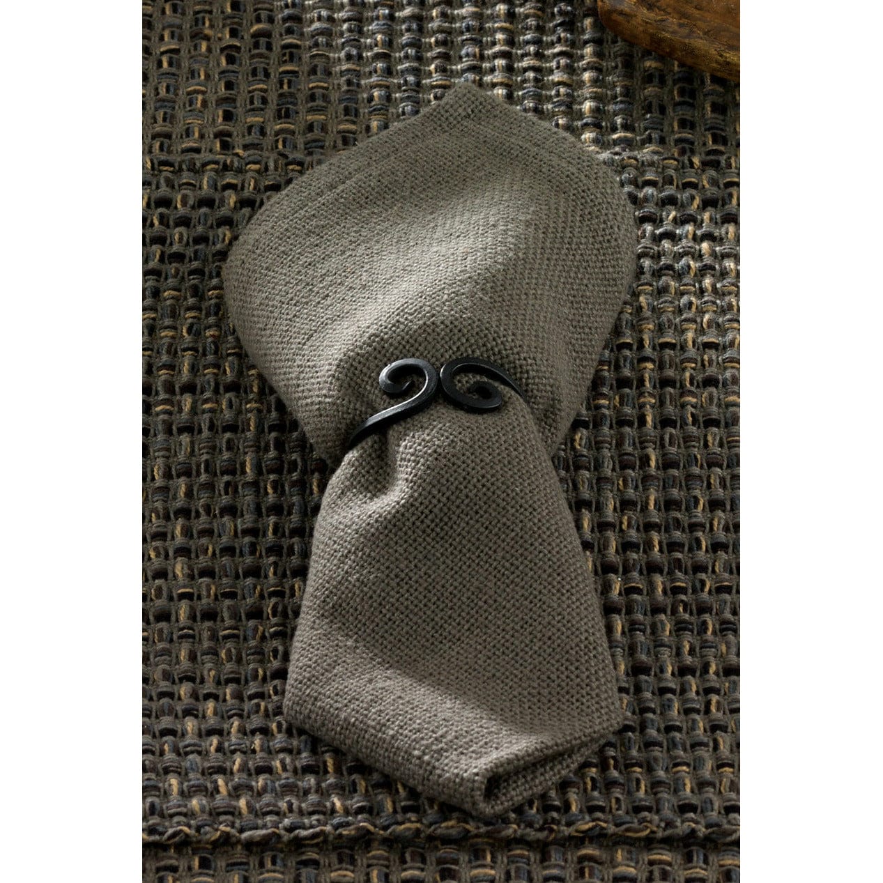 Tweed In Charcoal Napkin-Park Designs-The Village Merchant